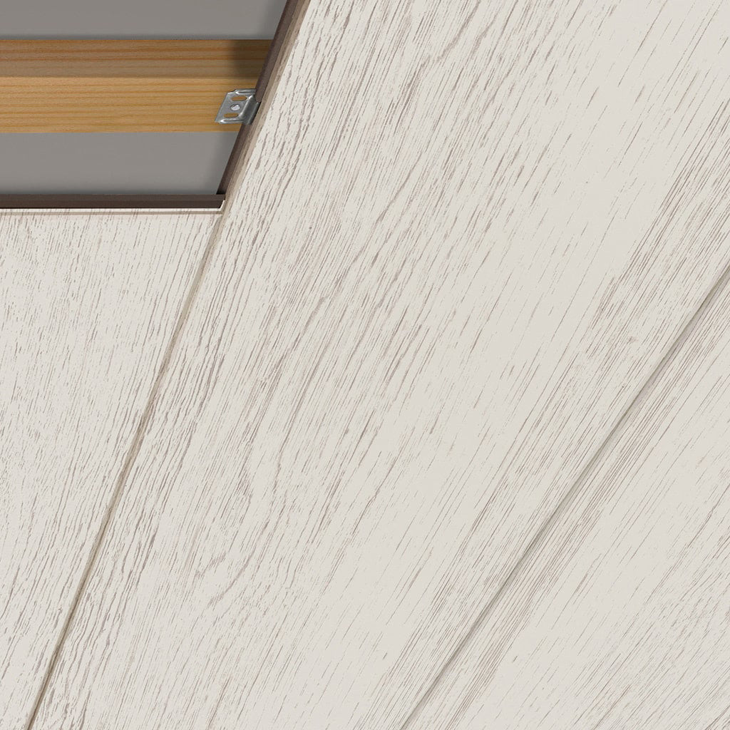 HDM Avanti Aqua Embossed Wit - wand en plafond - 1300x202x10 mm