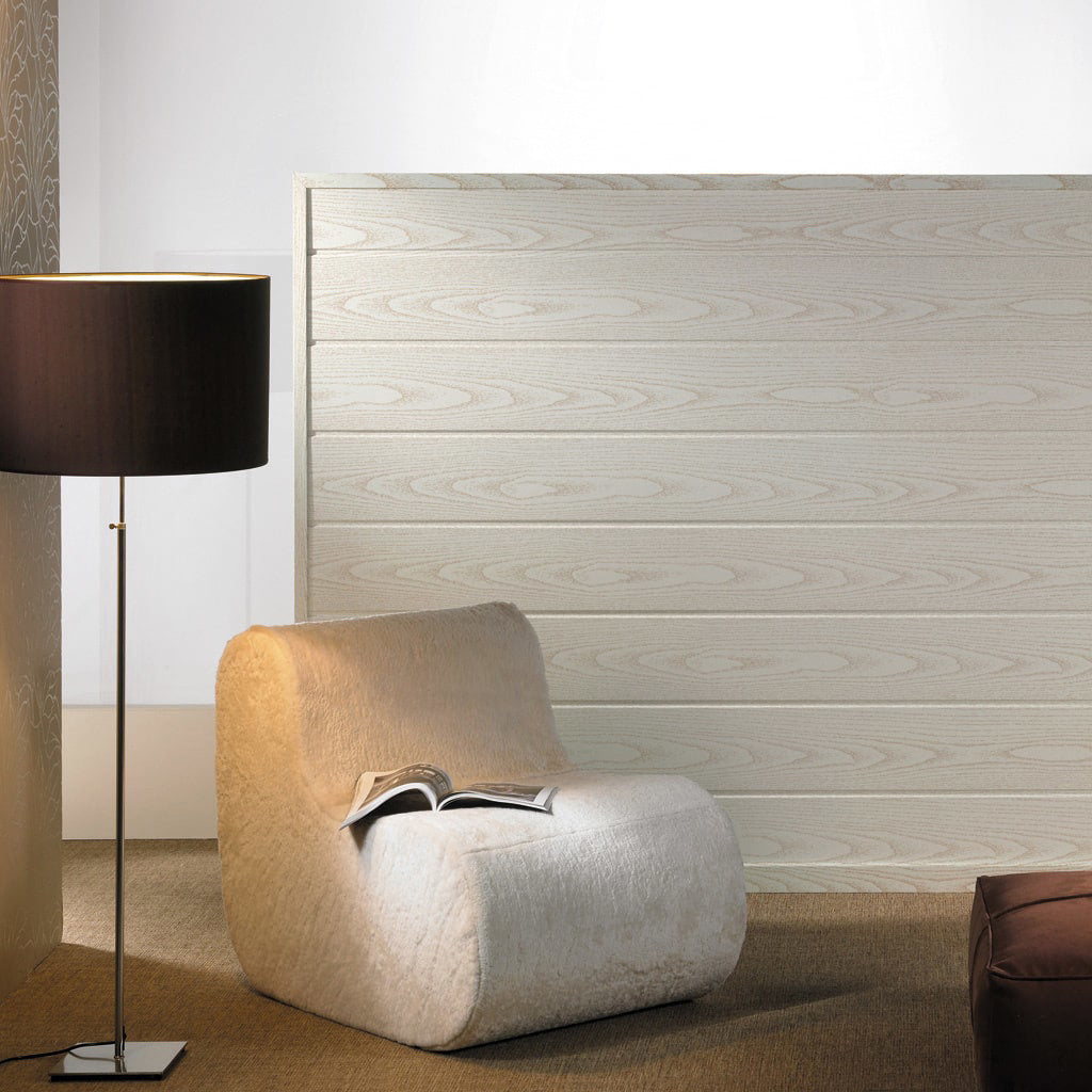 HDM Swingline Struktuur Wit - wand en plafond - 2600x154x8 mm