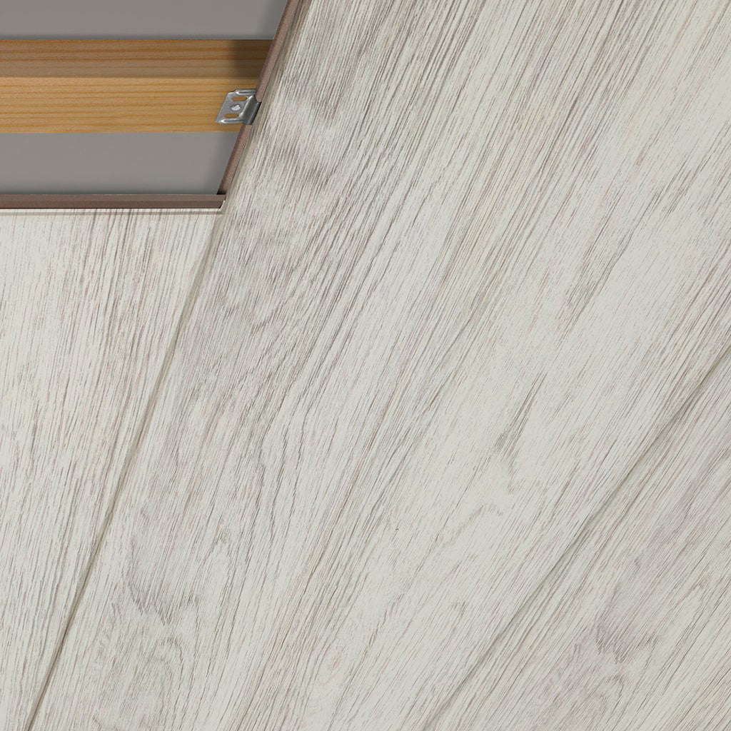 HDM Avanti Exclusive Embossed Zilver - wand en plafond - 1300x250x10 mm