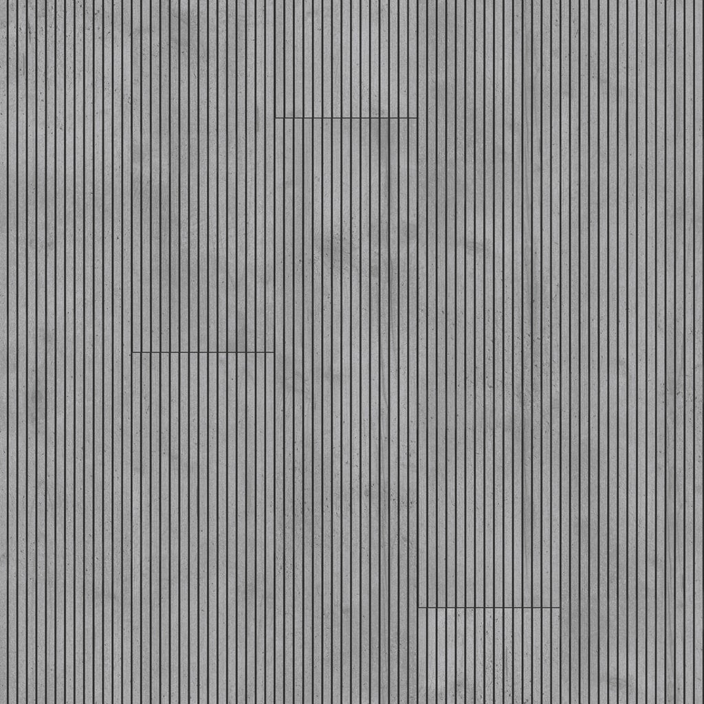 HDM Avanti acoustic grey concrete - wand en plafond - grijs - 1388x201x10 mm