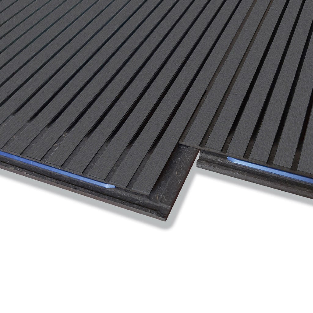 HDM Avanti acoustic inox black - wand en plafond - grijs - 1388x201x10 mm