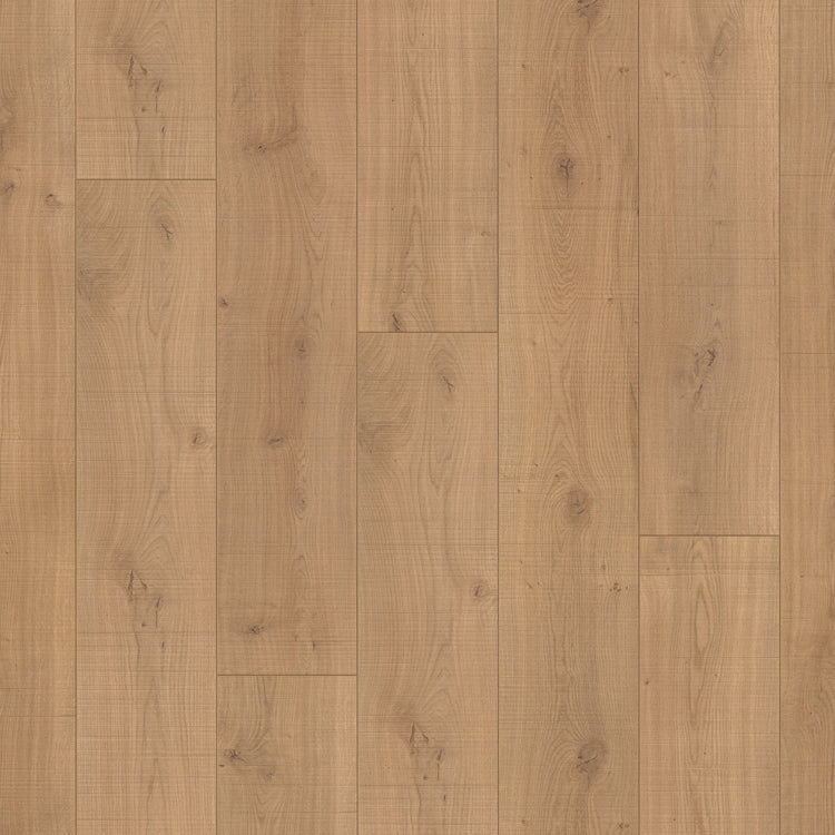 Topview van Parador Trendtime 6 Eiken houthakker in bruin eiken met rechte strook motief