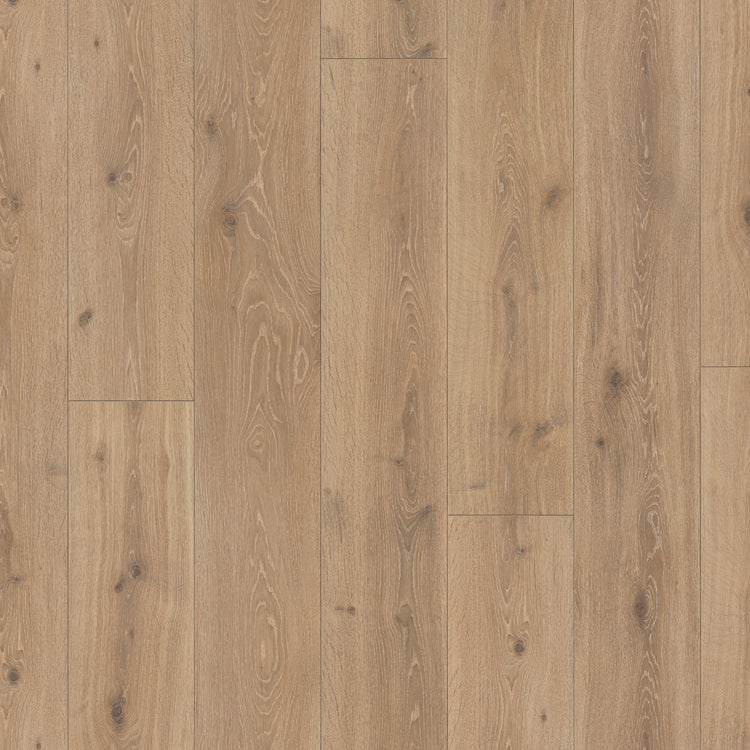 Topview van Parador Trendtime 6 Eiken Castell gekalkt in naturel eiken met rechte strook motief