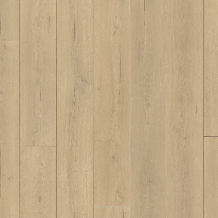 Topview van Parador Trendtime 6 Eiken Loft natuur in licht eiken met rechte strook motief