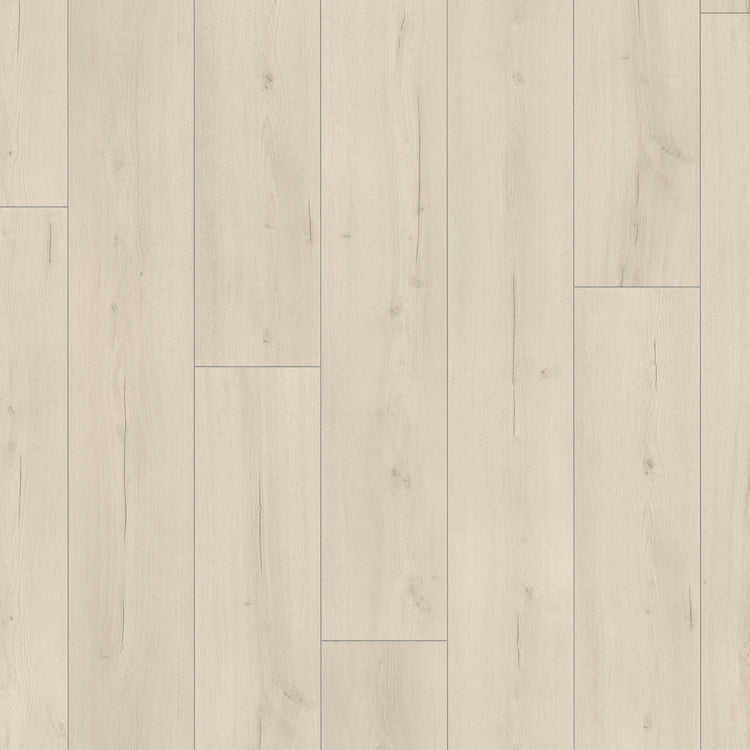 Topview van Parador Trendtime 6 Eiken Loft wit in wit eiken met rechte strook motief