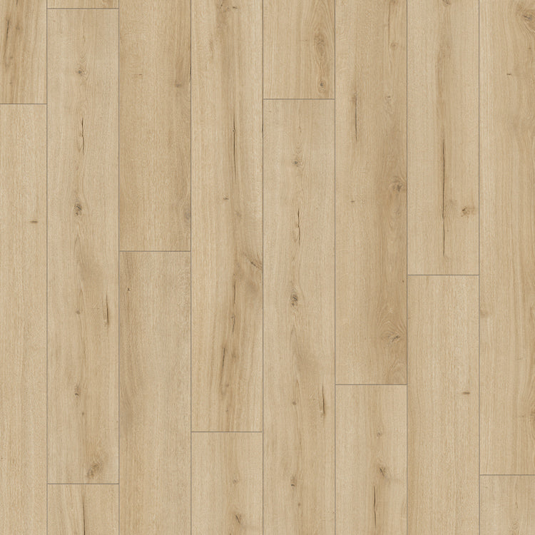 Topview van Parador Trendtime 6 Eiken Loft pure in licht eiken met rechte strook motief