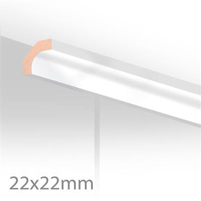 HDM Hollat Cosmo White - lijstwerk - 260 cm