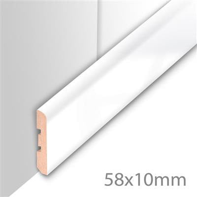 HDM Profielplint Cosmo White - lijstwerk - 260 cm