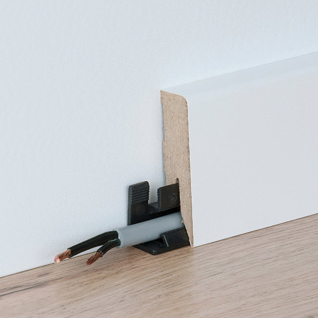 HDM Bevestigingsclips voor profielplinten - 20 PCS INCL schroeven + deuvel