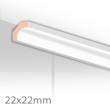 HDM Hollat Lily White - lijstwerk - 260 cm