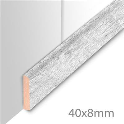 HDM Plint Cottage White Oak - lijstwerk - 260 cm