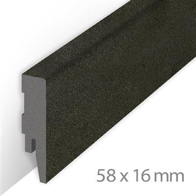AQUA-STEP Waterproofplint Topline Norwich - zwart - 240 cm
