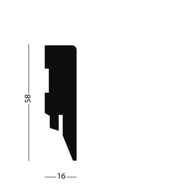 AQUA-STEP Waterproofplint Topline Liverpool - grijs - 240 cm
