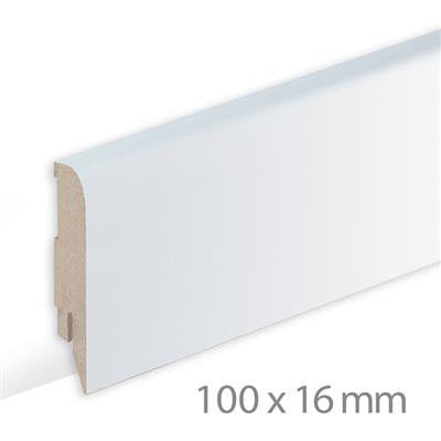 HDM Modern plint wit overschilderbaar L - 250 cm