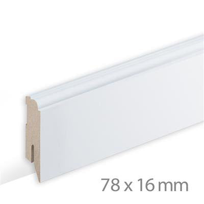 HDM Renovatieplint wit overschilderbaar S - 250 cm