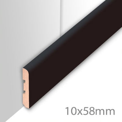 HDM Profielplint Matt Black - lijstwerk - 260 cm