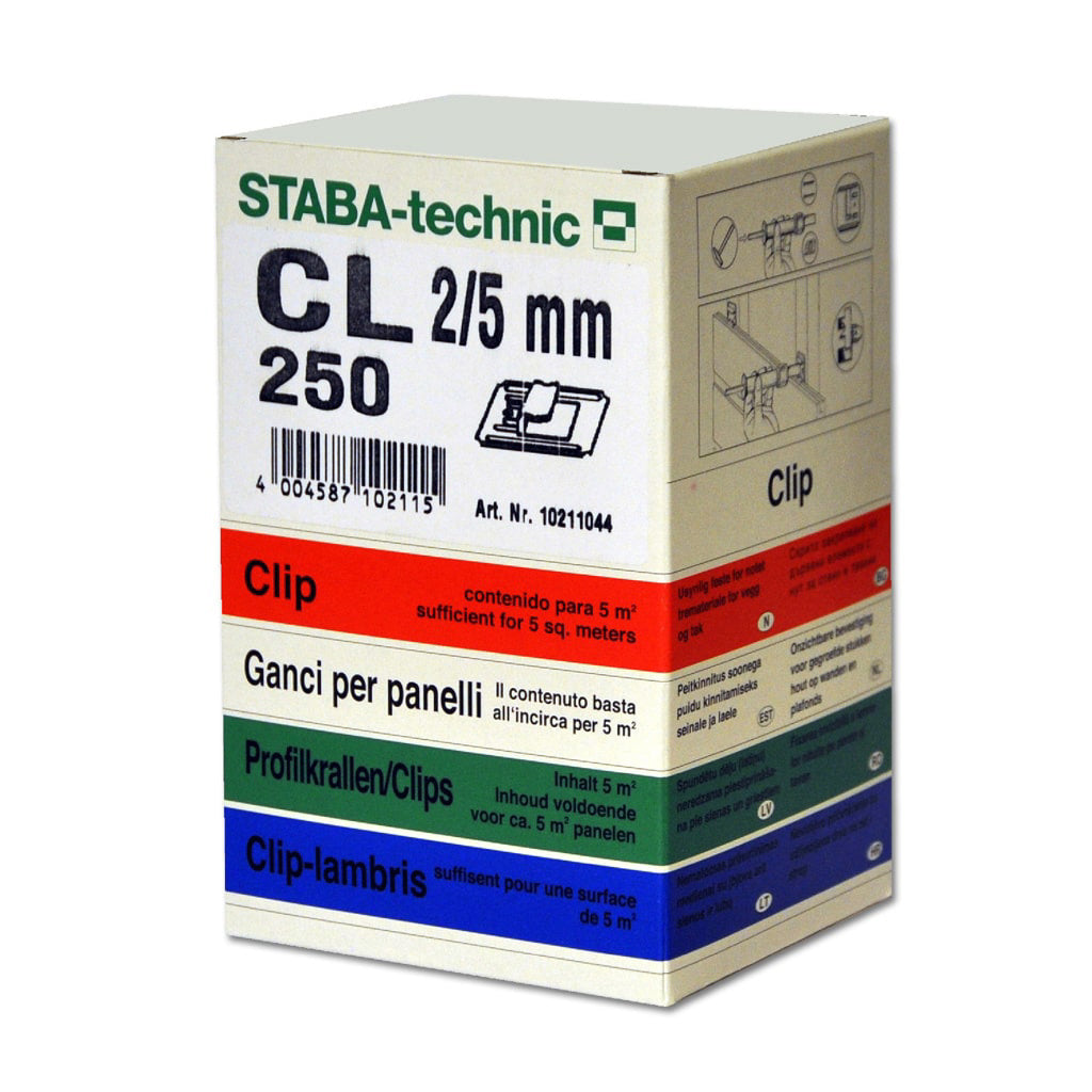 HDM Clips CLE 2 mm - 250 stuks