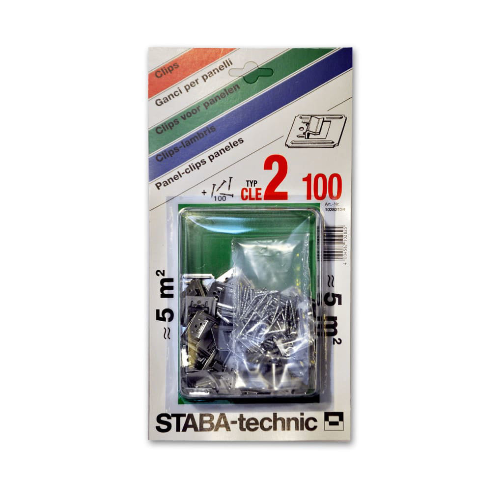 Cle 2 mm 100st. + nagels - CLE 2