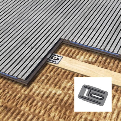 Montage clips Avanti Acoustic - inkl. 60 St. Screws 3,0 x 16 mm, Torx T10