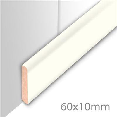 HDM Plint Uni Wit - lijstwerk - 260 cm