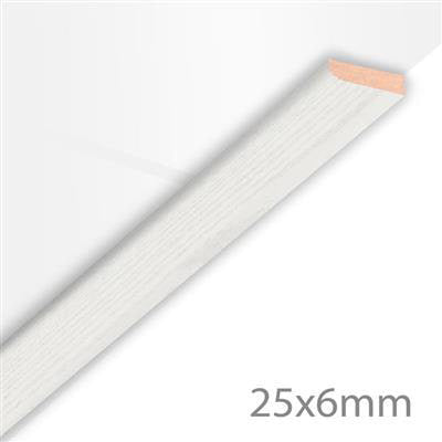 HDM Afdeklijst Helder wit - lijstwerk - 260 cm