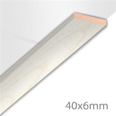 HDM Afdeklijst XL Struktuur Wit - lijstwerk - 260 cm