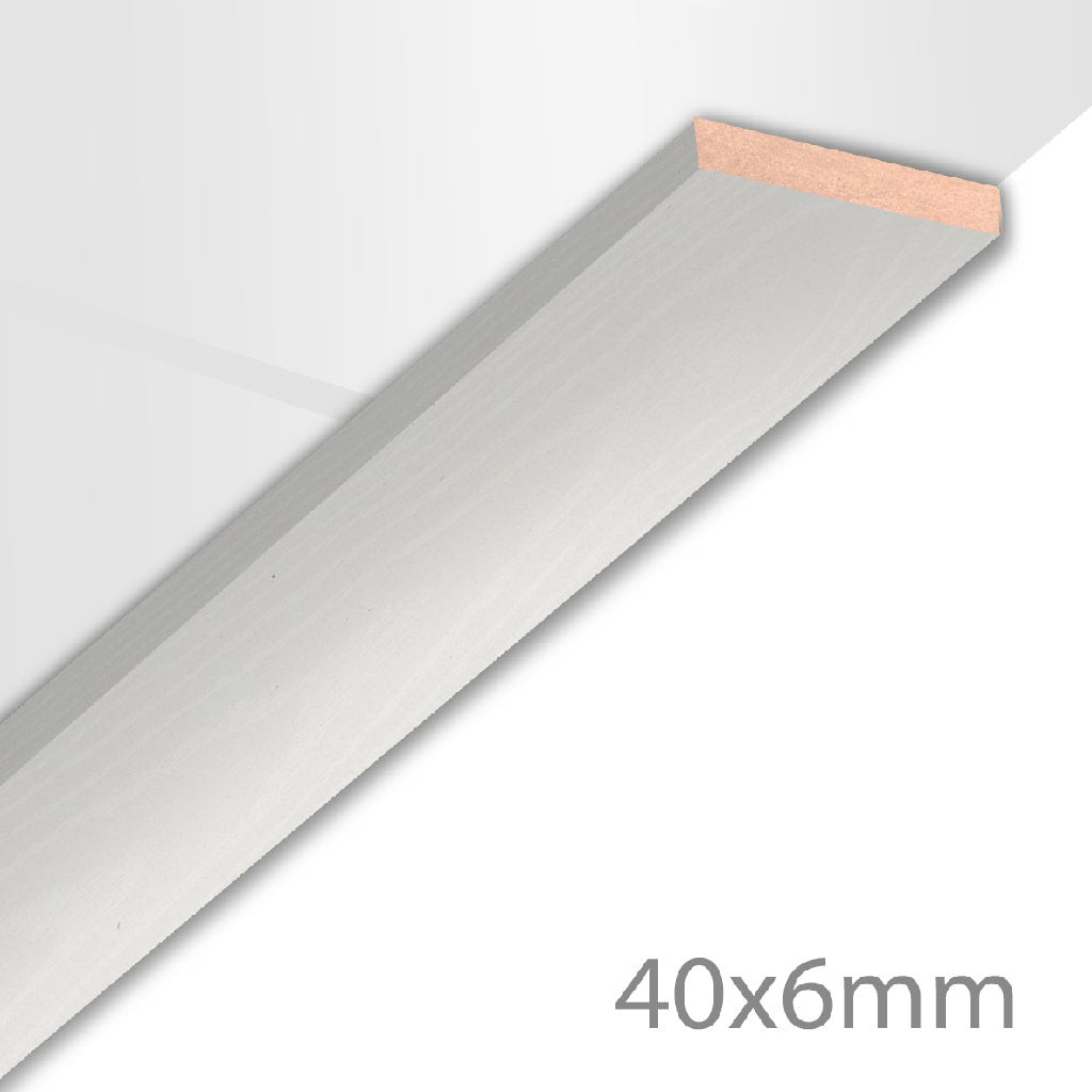HDM Afdeklijst XL Hoogglans Wit - lijstwerk - 260 cm
