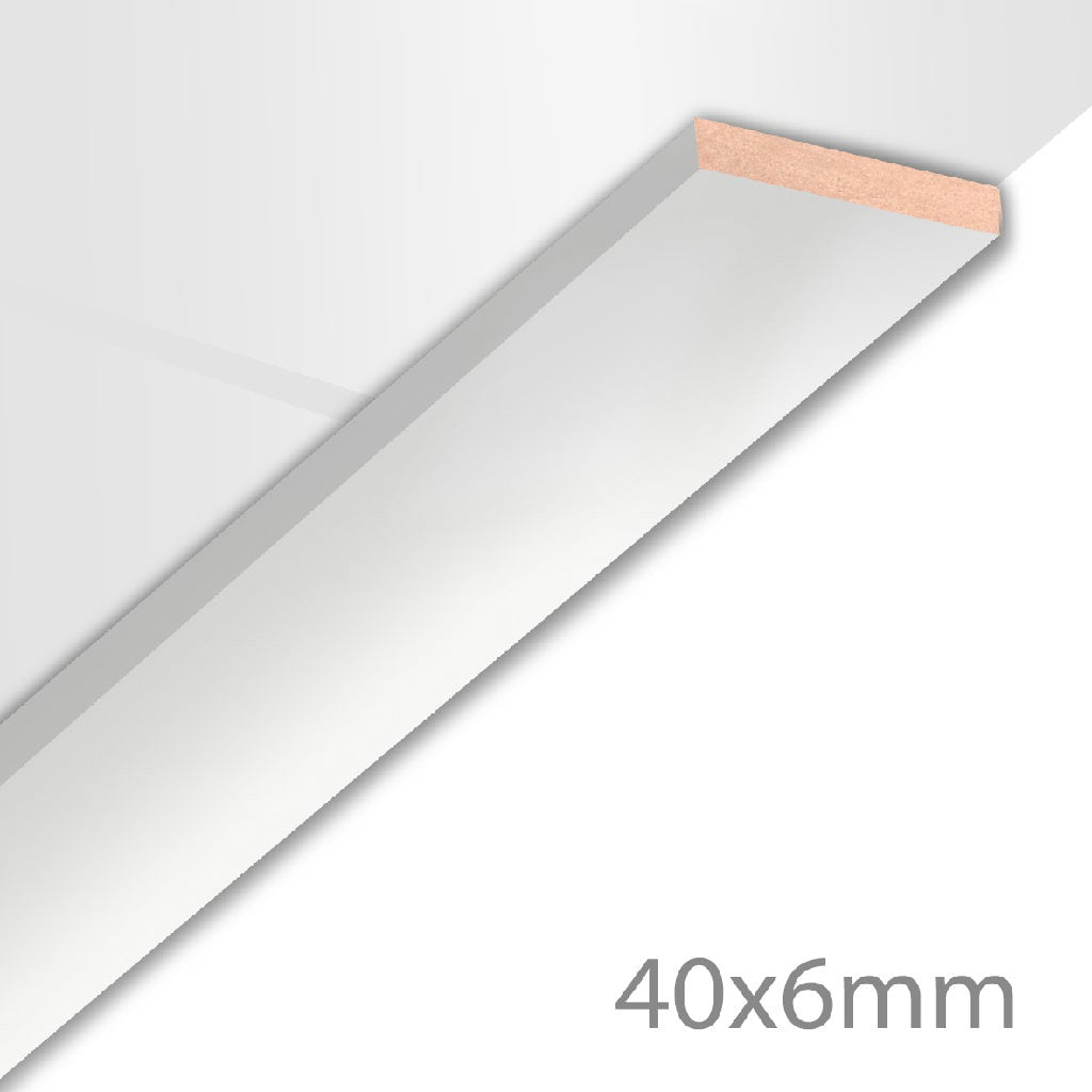 HDM Afdeklijst XL Superwit Glans - lijstwerk - 260 cm