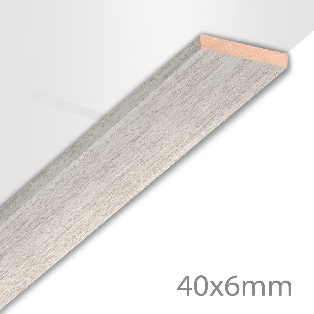 HDM Afdeklijst XL White Wash - lijstwerk - 260 cm