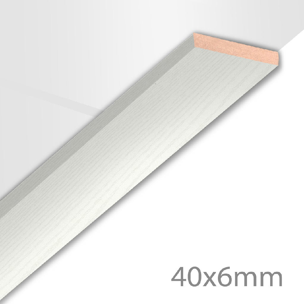 HDM Afdeklijst XL Helder Wit - lijstwerk - 260 cm