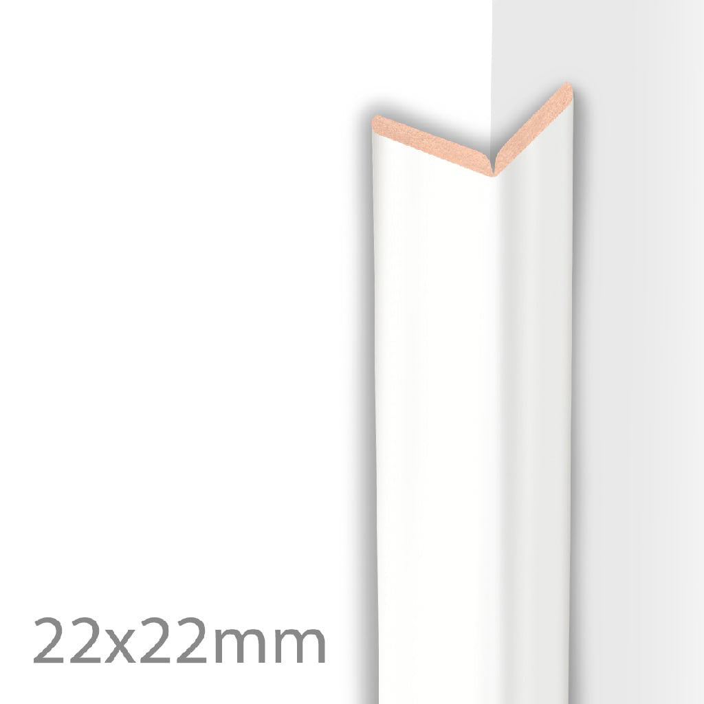 HDM Kniklijst Uni Wit - lijstwerk - 260 cm
