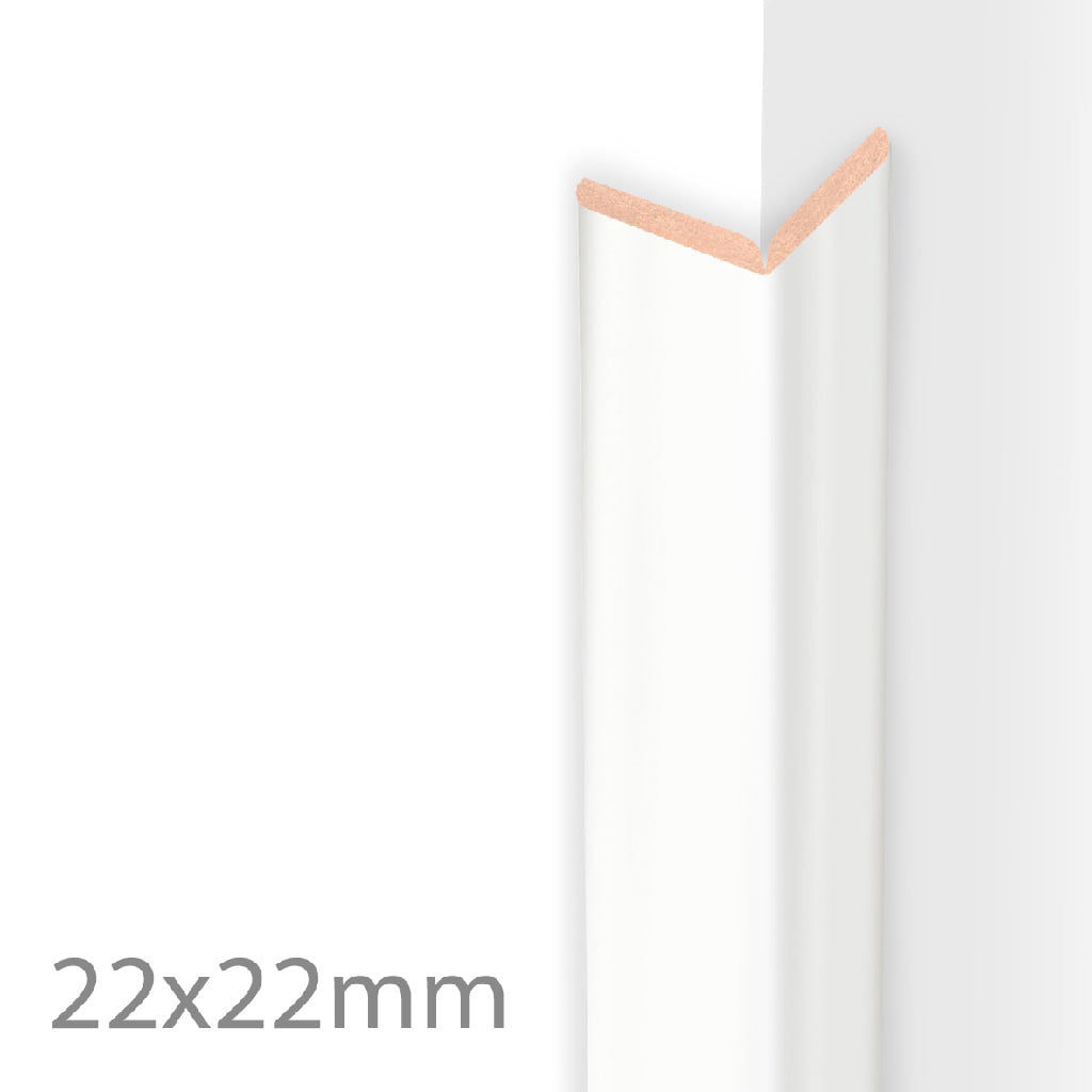 HDM Kniklijst Superwit Mat - lijstwerk - 260 cm