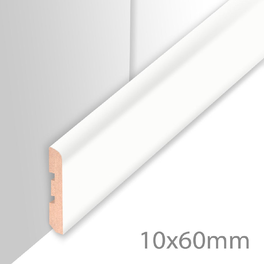 HDM Plint Superwit Mat - lijstwerk - 260 cm