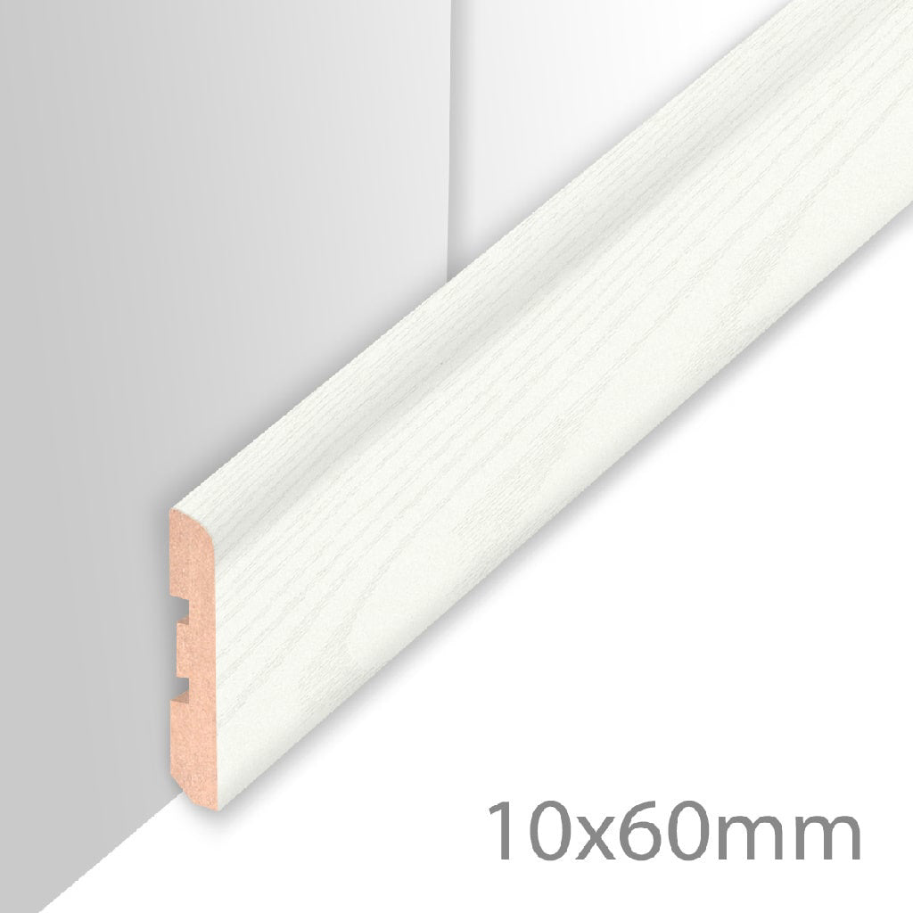 HDM Plint Helder Wit - lijstwerk - 260 cm