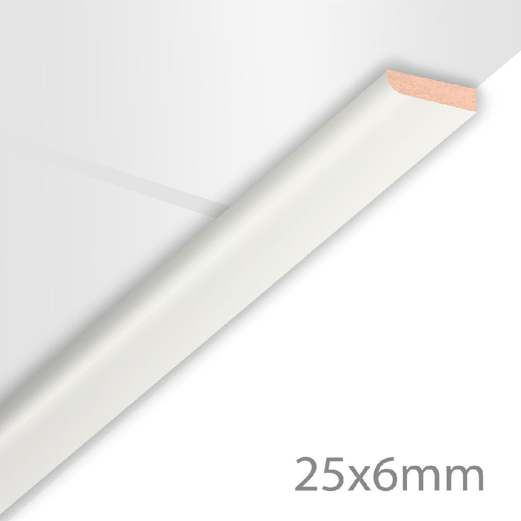 HDM Afdeklijst Uni Wit - lijstwerk - 260 cm