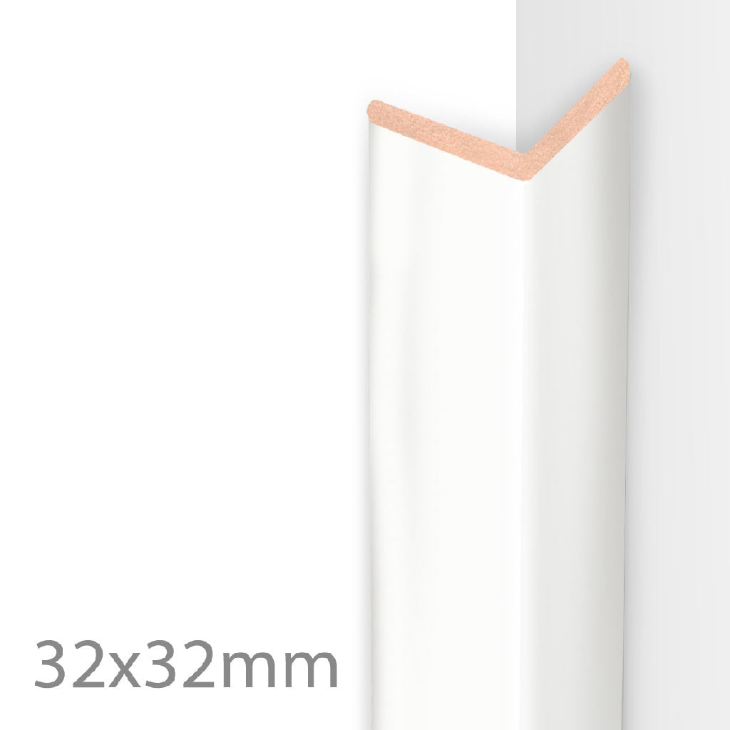 HDM Hoeklijst Superwit Mat - lijstwerk - 260 cm