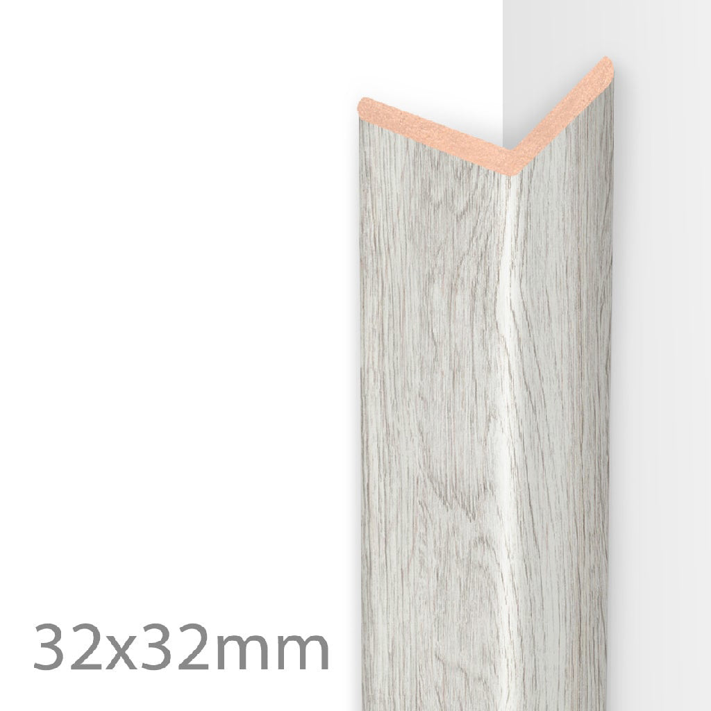 HDM Hoeklijst Embossed Zilver - lijstwerk - 260 cm