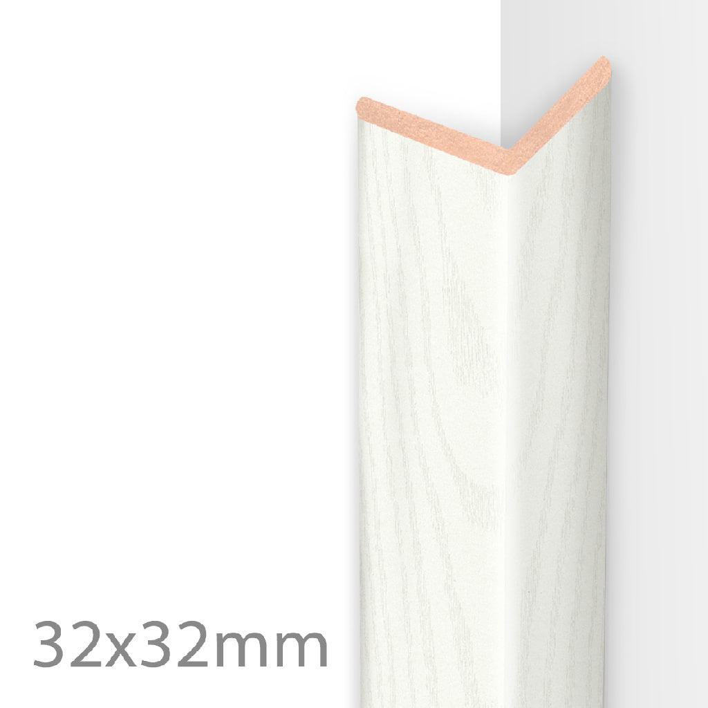 HDM Hoeklijst Helder Wit - lijstwerk - 260 cm