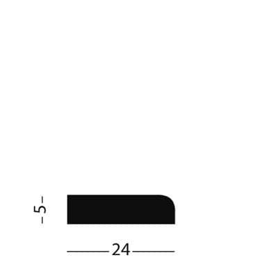 HDM Plakplint Venezia - lijstwerk - 240 cm
