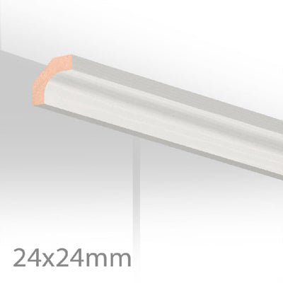 HDM Hollat Hoogglans Wit - lijstwerk - 260 cm