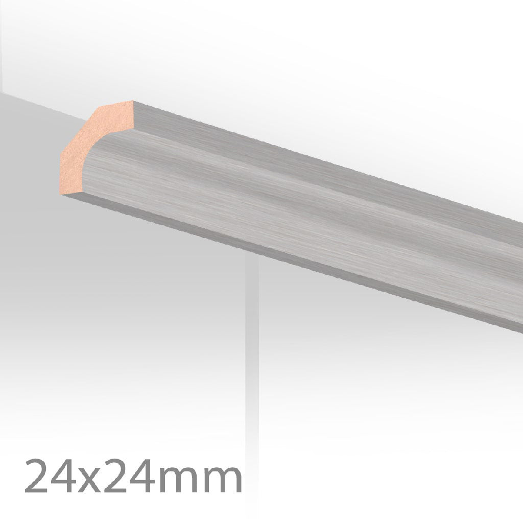 HDM Hollat Allure Zilvergrijs - lijstwerk - 260 cm