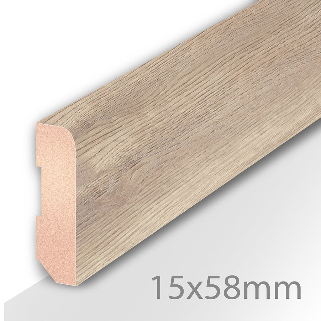 HDM Laminaatplint Finesse Beige Oak - lijstwerk - 220 cm