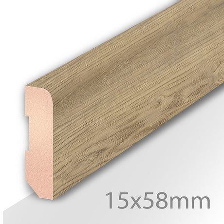HDM Laminaatplint Finesse Natural Oak - lijstwerk - 220 cm