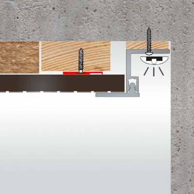 HDM ALU COVER PROFILE AVANTI ACOUSTIC - 2500 mm