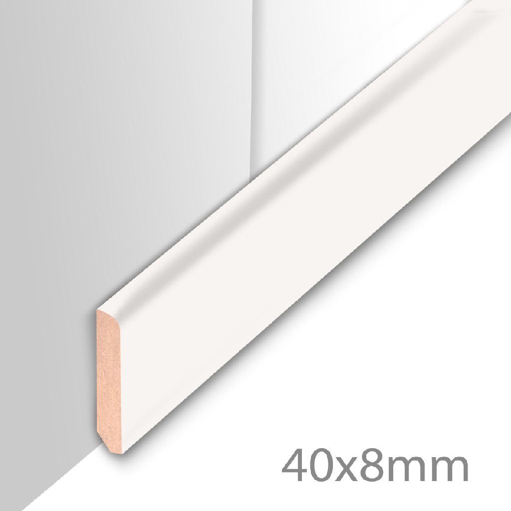 HDM Plint Wit 9010 - lijstwerk - 260 cm