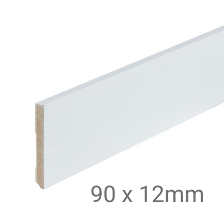 GOAT plint - Gelakt wit 9010 M - lijstwerk - 240 cm