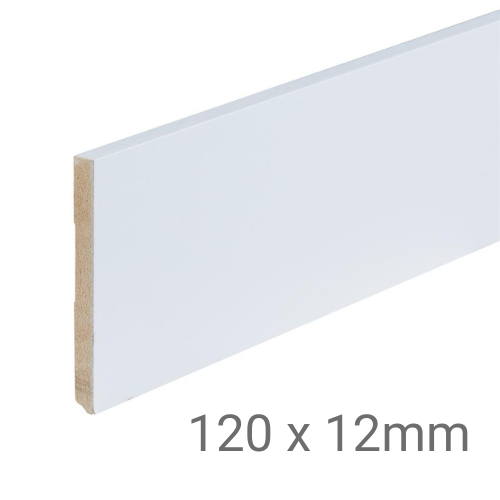 GOAT plint - Gelakt wit 9016 XL - lijstwerk - 240 cm