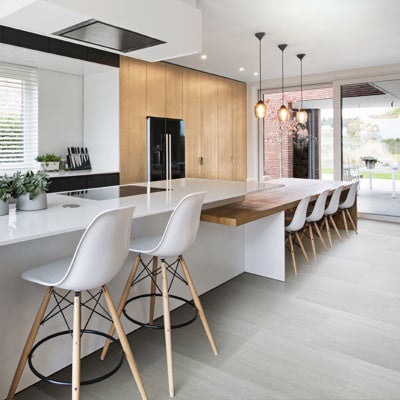 Aqua-step SPC Aqua click tiles dundee - wand en vloer - grijs - 610x305x4 mm