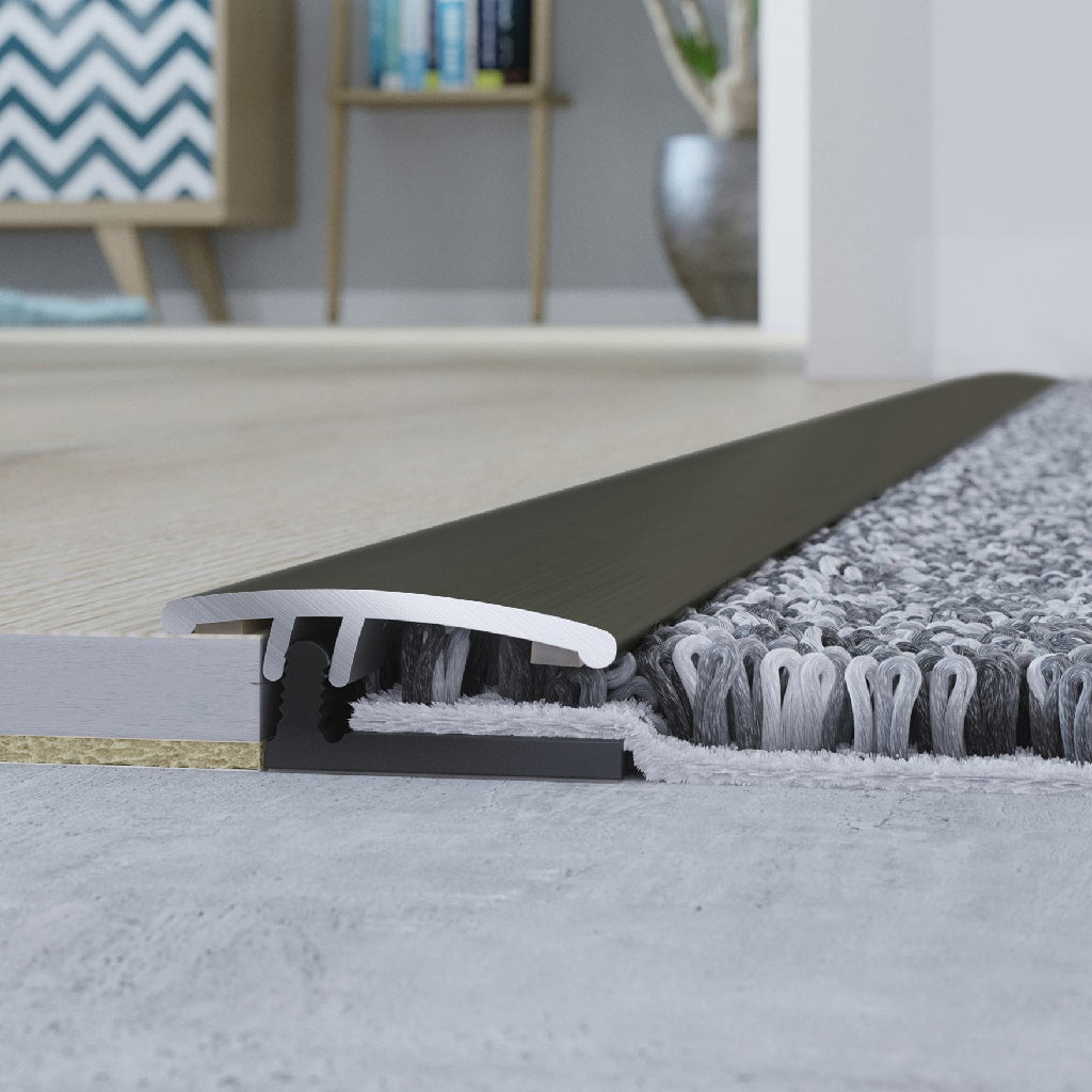 HDM Overgangsprofiel XL Pro Duo 22 Titaan - 2790x22 mm