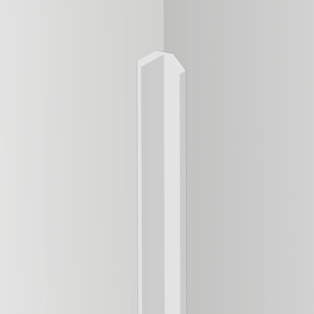 Aqua-step watervaste spc kniklijst dublin - lijstwerk - 240 cm